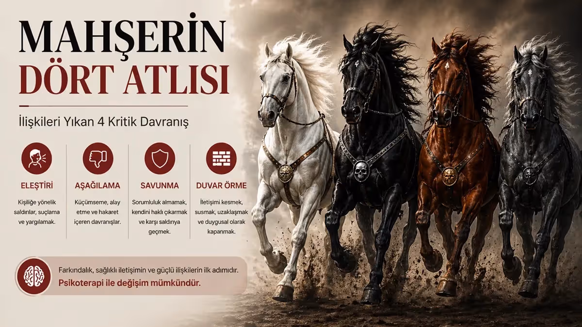 Mahşerin Dört Atlısı Nedir? İlişkileri Yıkan 4 Kritik
