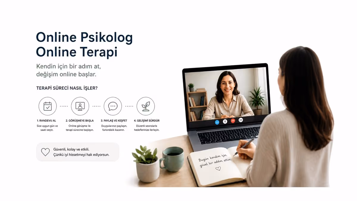 Online Psikolog ve Online Terapi Süreci